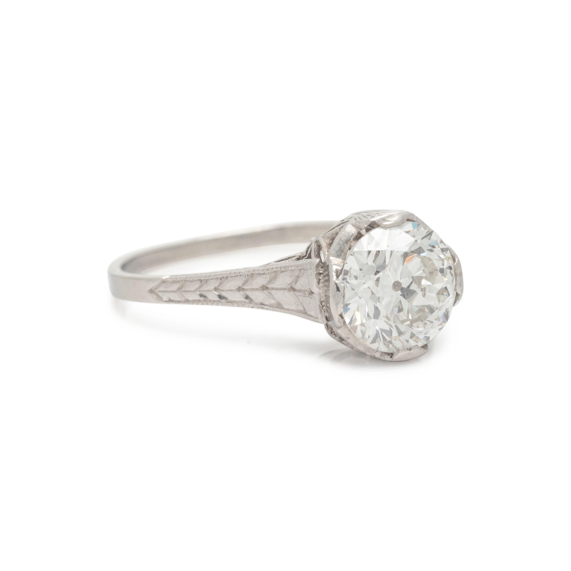 ART DECO, DIAMOND RING