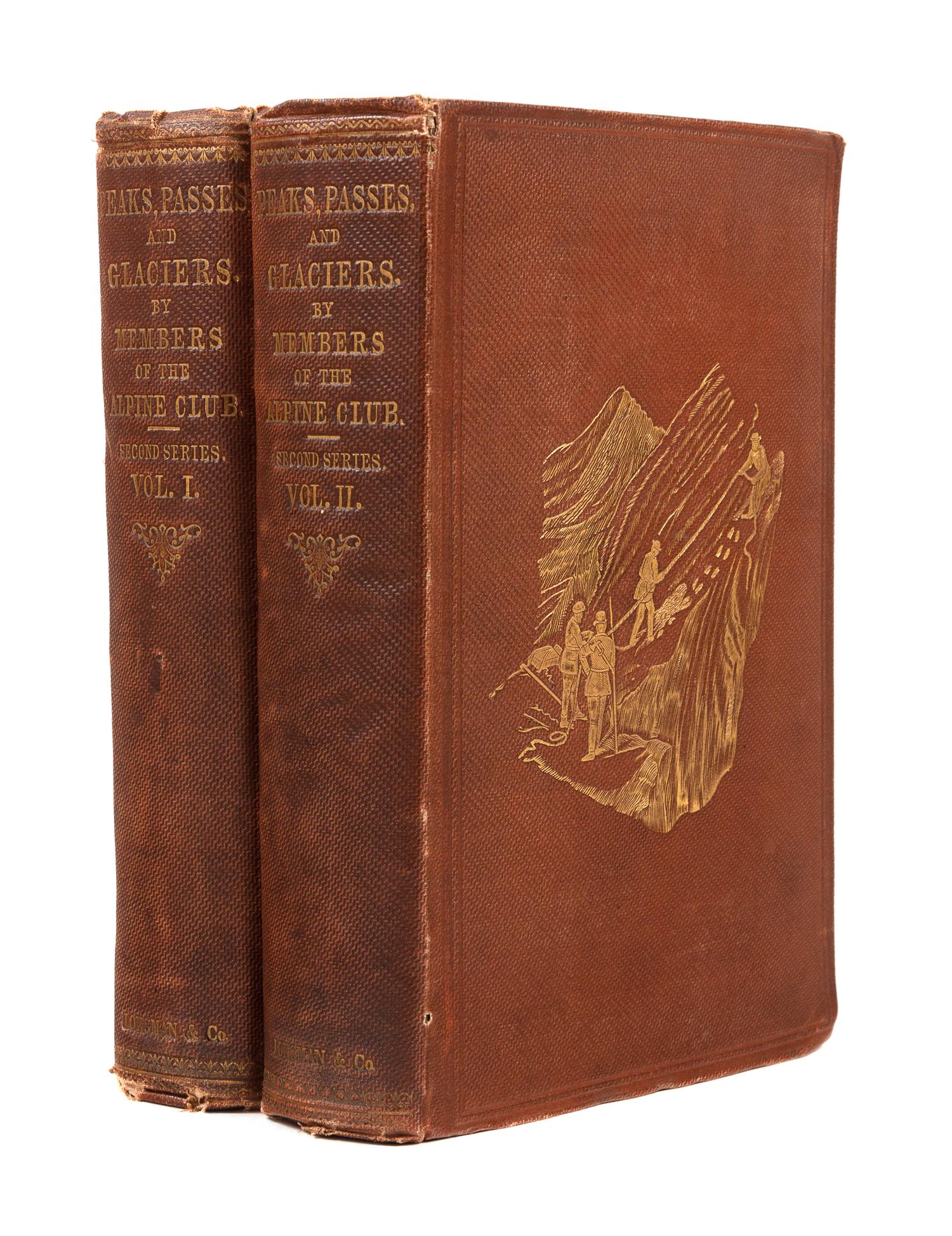 KENNEDY, Edward Shirley (1817-1898). Peaks, Passes, and Glaciers; being Excursions by Members of the Alpine Club. Second Series. In Two