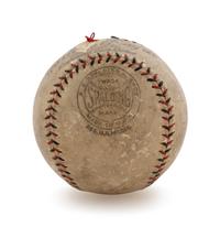 A Frank Frisch Signed Baseball