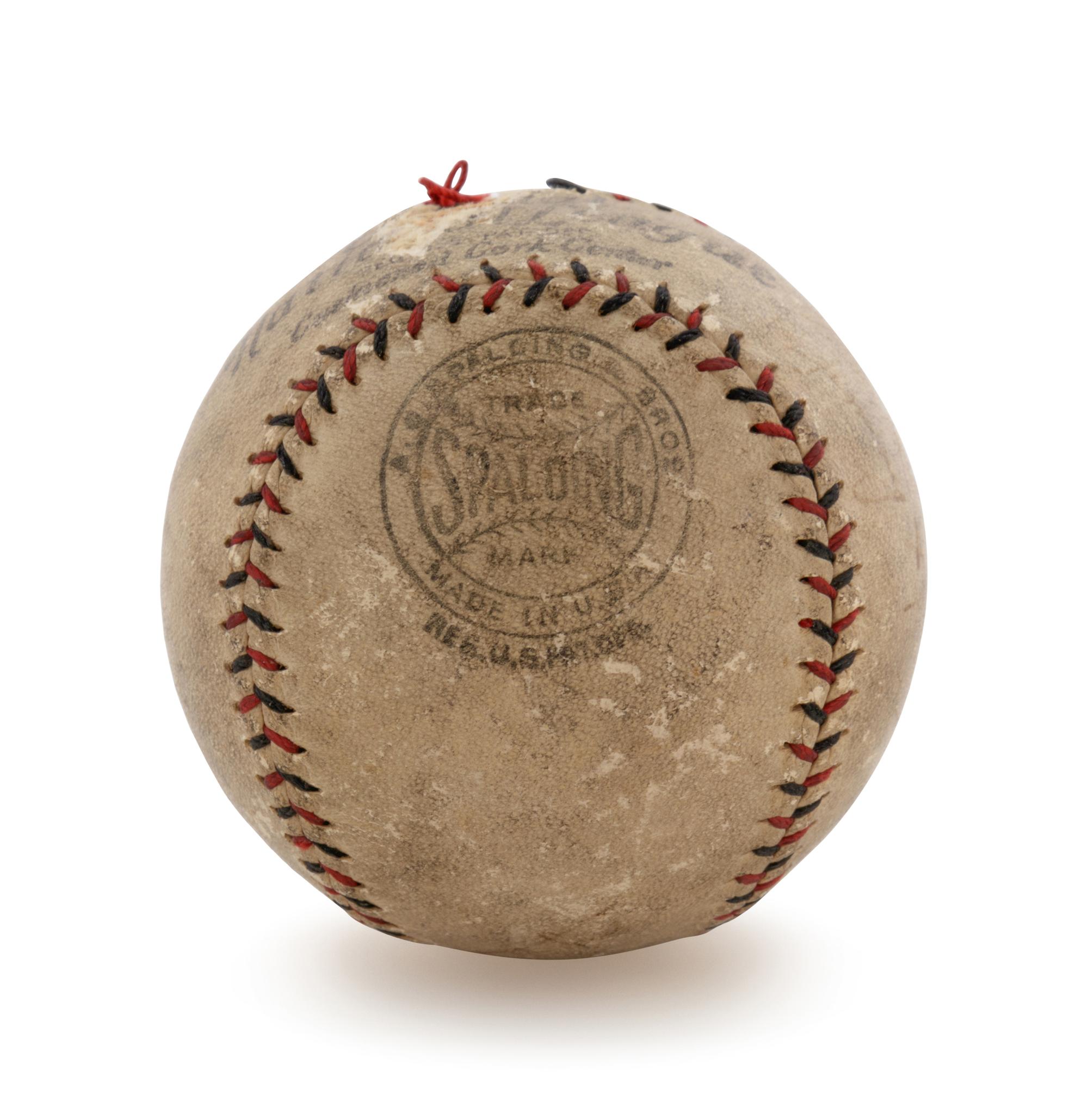 A Frank Frisch Signed Baseball