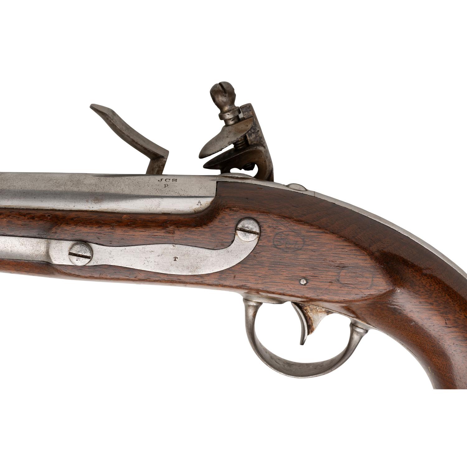 US Model 1836 Flintlock Pistol by Waters
