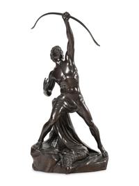 A Coalbrookdale Bronze Figure of The Eagle Slayer