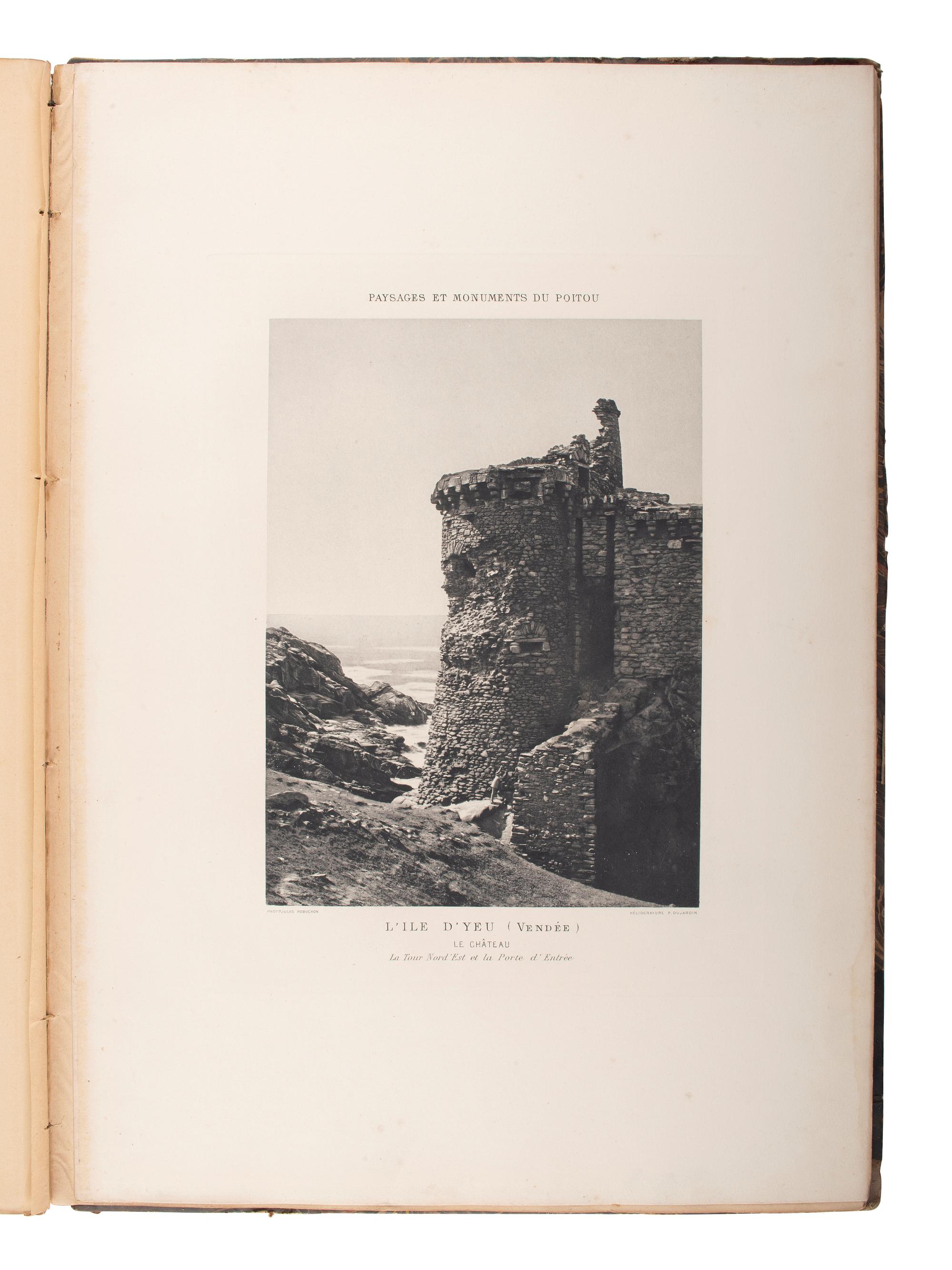 [EARLY PHOTOGRAPHY]. ROBUCHON, Jules (1840-1922), photographer. Paysages et monuments du Poitou....