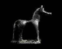 A Greek Geometric Bronze Horse