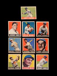 A Group of 10 1948 Leaf Baseball Cards,
