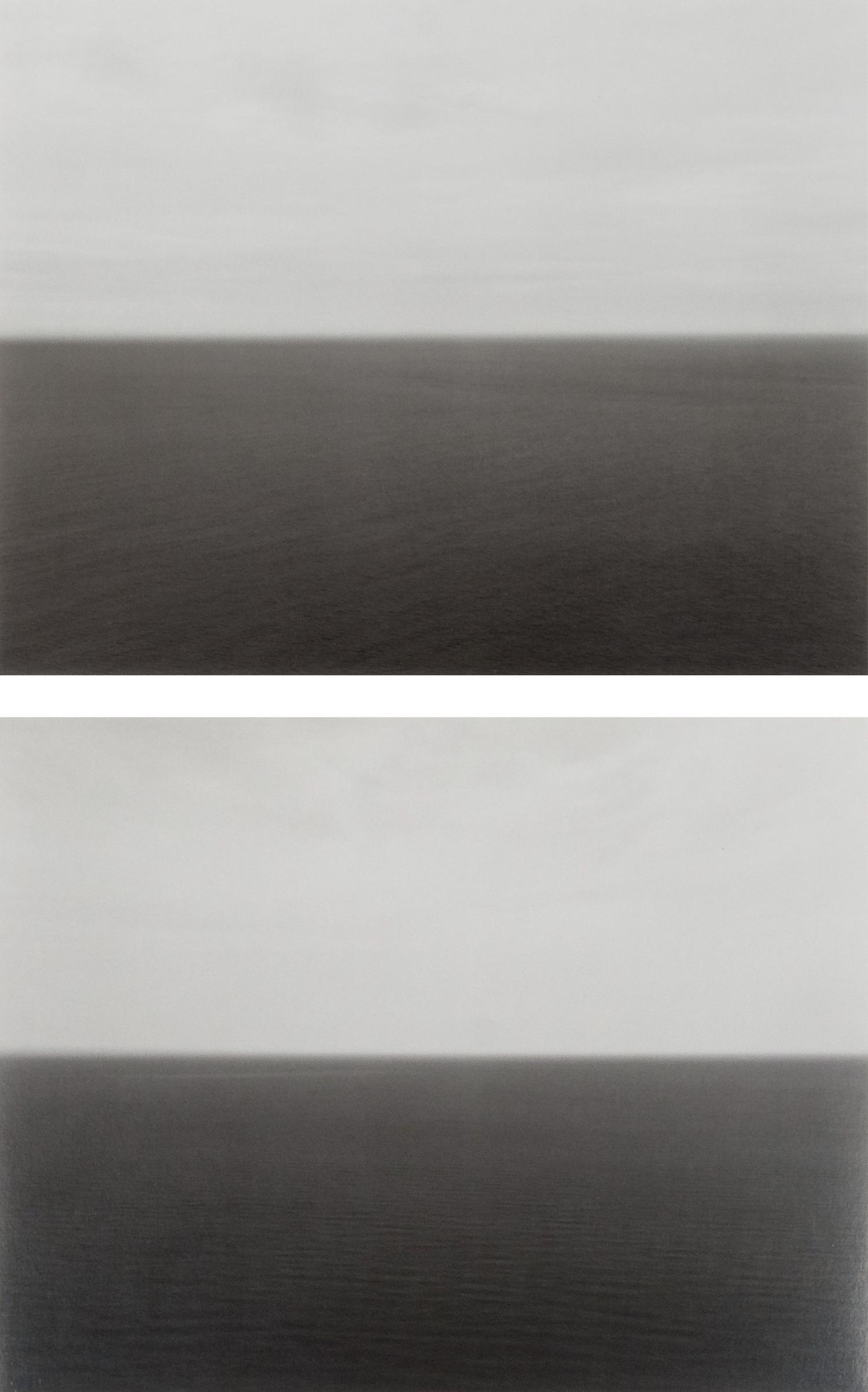 Hiroshi Sugimoto (born 1948) Arctic Ocean, Nord Kapp, 1990; and Bay of Biscay, 1991, from "Time Exposed"