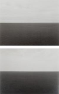 Hiroshi Sugimoto (born 1948) Arctic Ocean, Nord Kapp, 1990; and Bay of Biscay, 1991, from "Time Exposed"