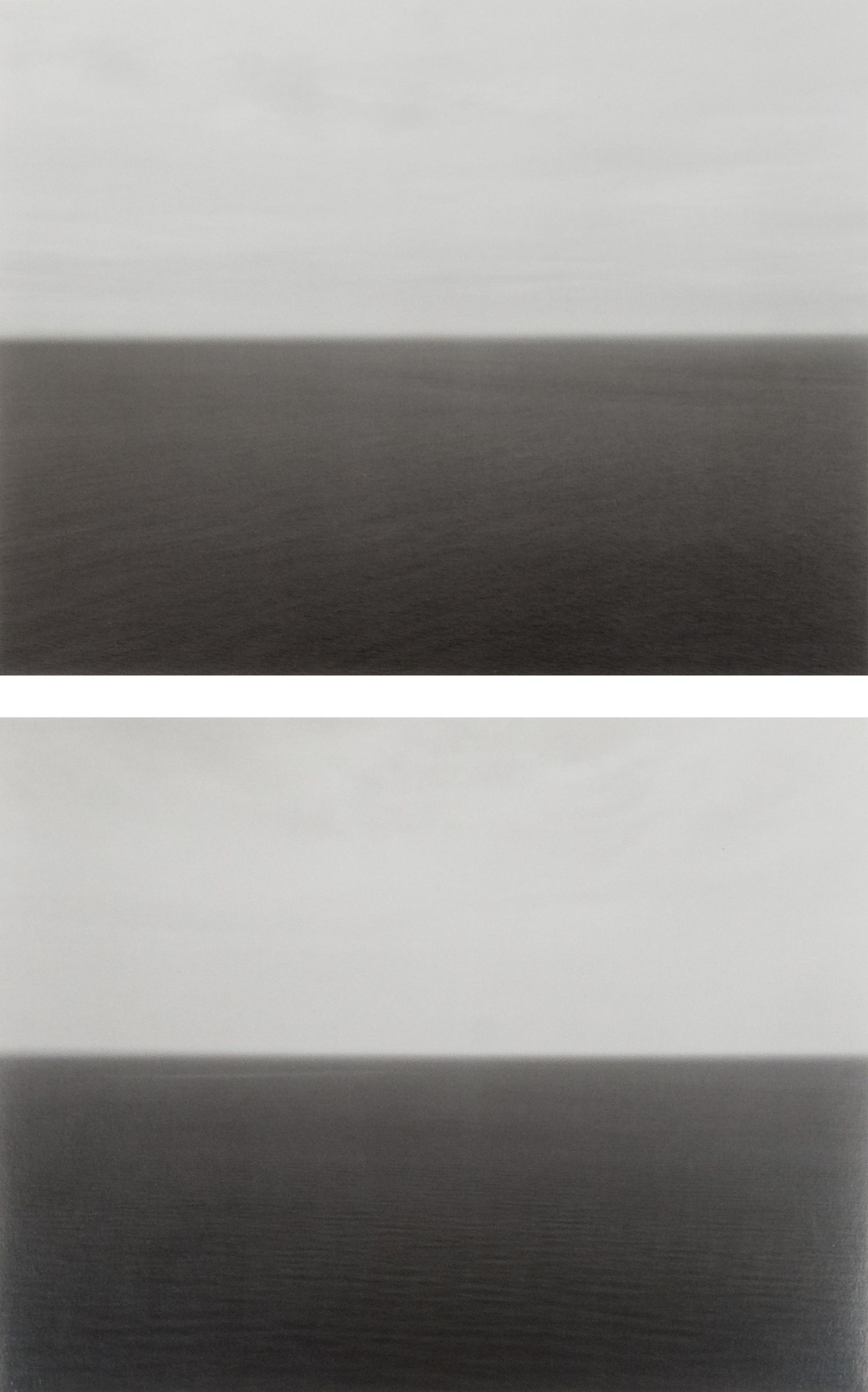 Hiroshi Sugimoto (born 1948) Arctic Ocean, Nord Kapp, 1990; and Bay of Biscay, 1991, from "Time Exposed"