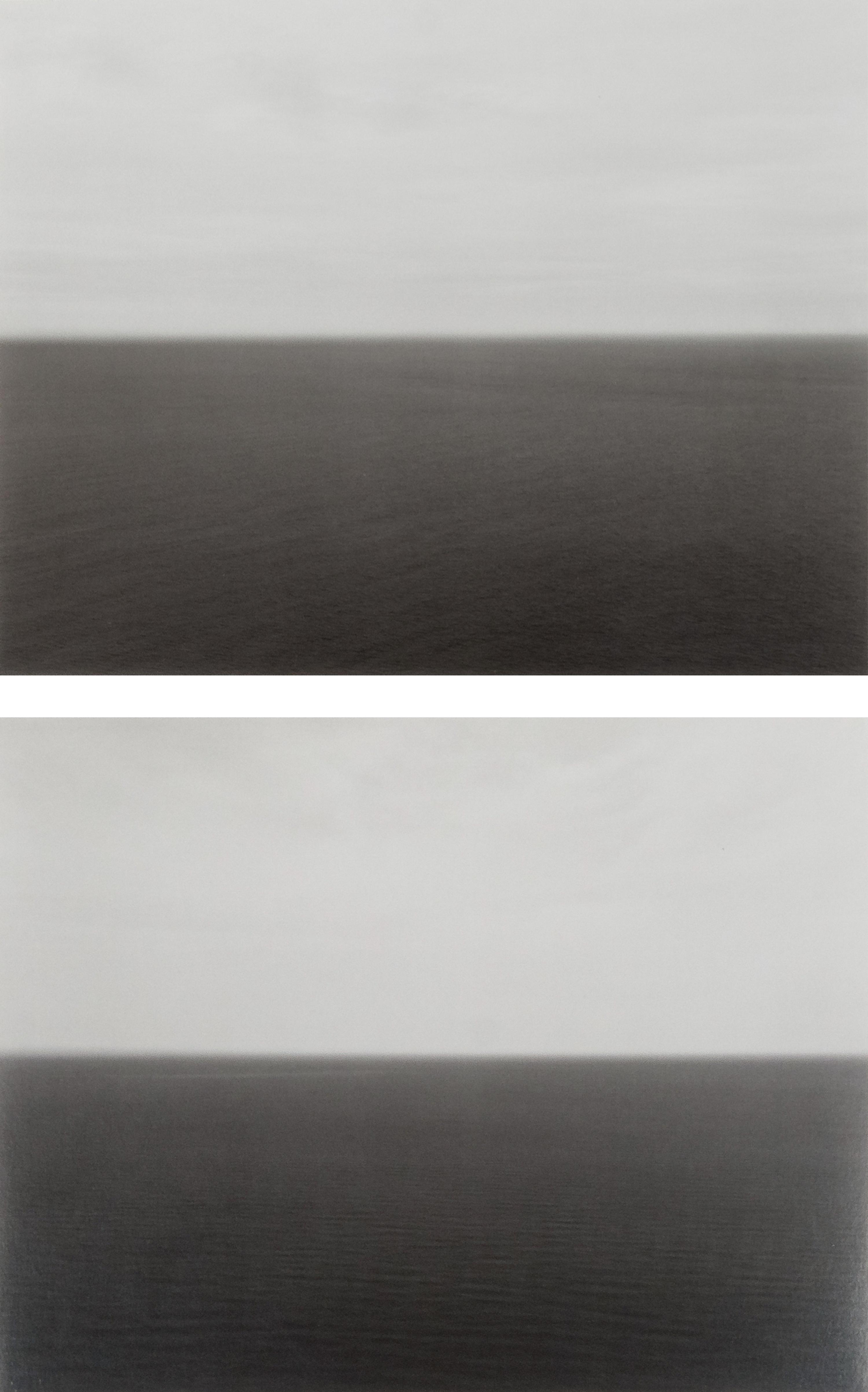 Hiroshi Sugimoto (born 1948) Arctic Ocean, Nord Kapp, 1990; and Bay of Biscay, 1991, from "Time Exposed"
