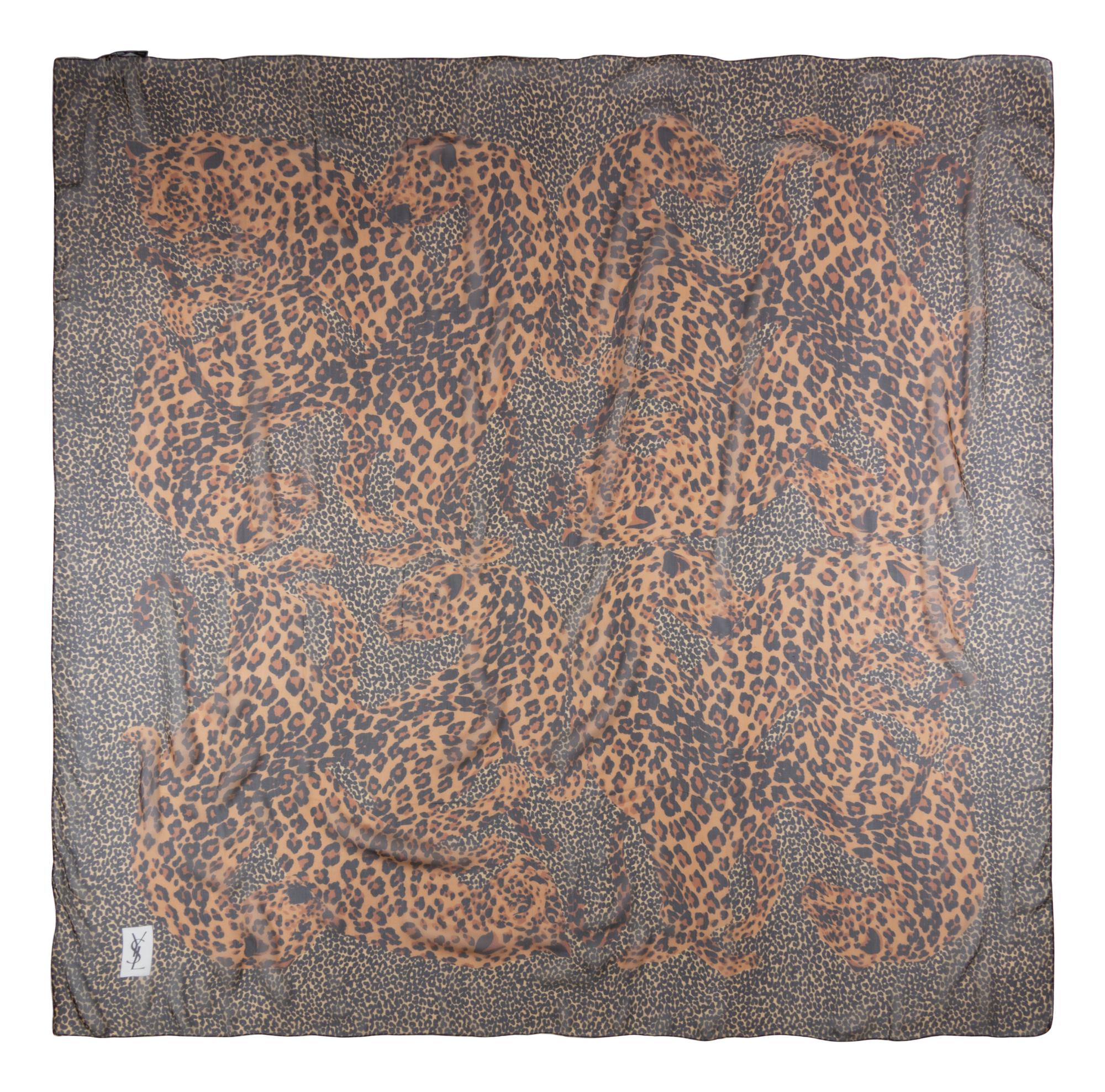 Five Designer Scarves: Three Bottega, Two Yves Saint Laurent