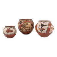 Zia Polychrome Pottery Bowls