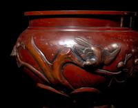 Three Large Japanese Bronze Wares