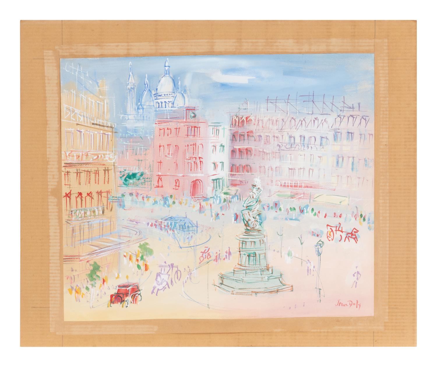 Jean Dufy (French, 1888-1964) — Place de Clichy , Paris