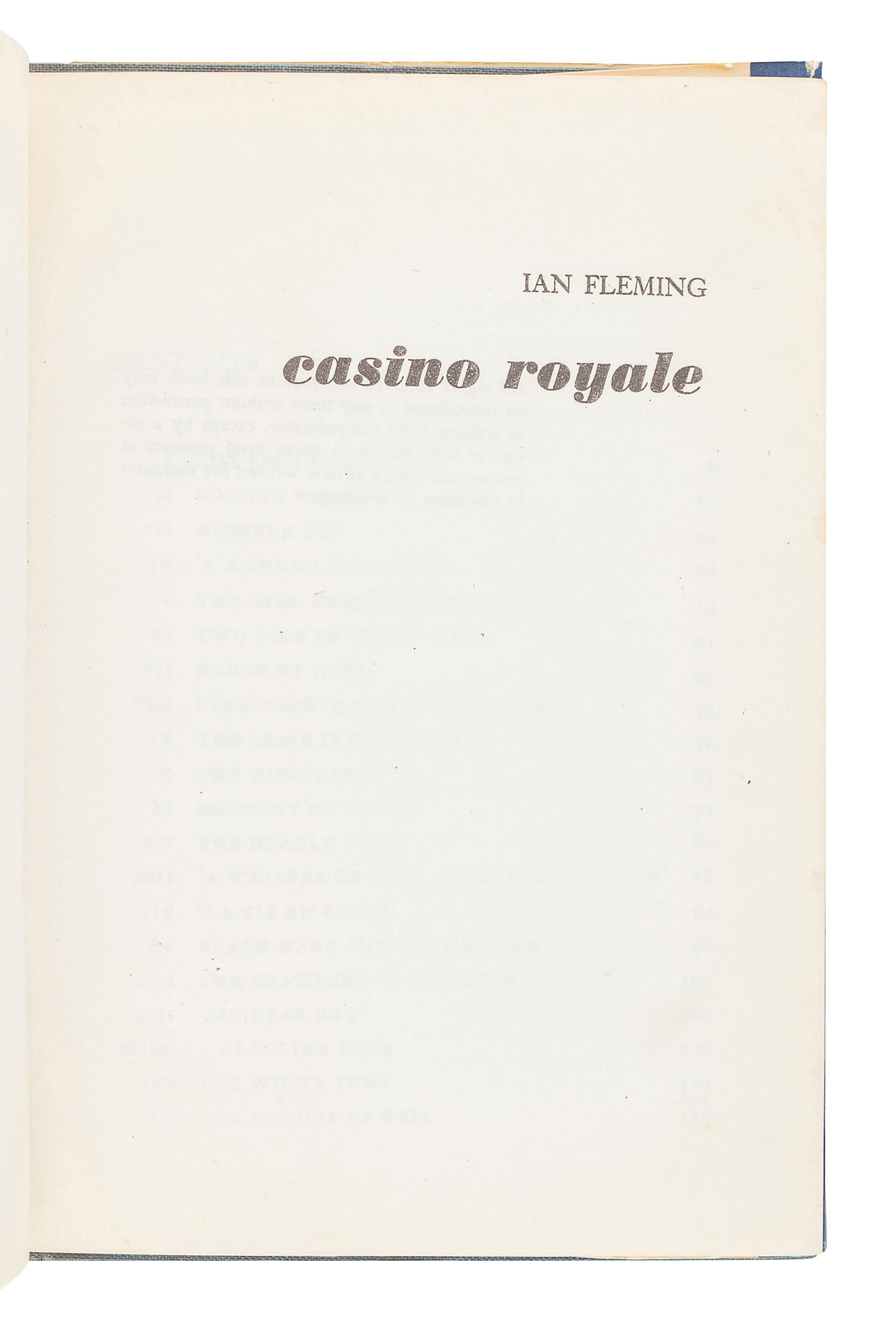 [FLEMING, Ian] -- [US EDITIONS AND PIRACIES]. A group of 5 works, comprising: