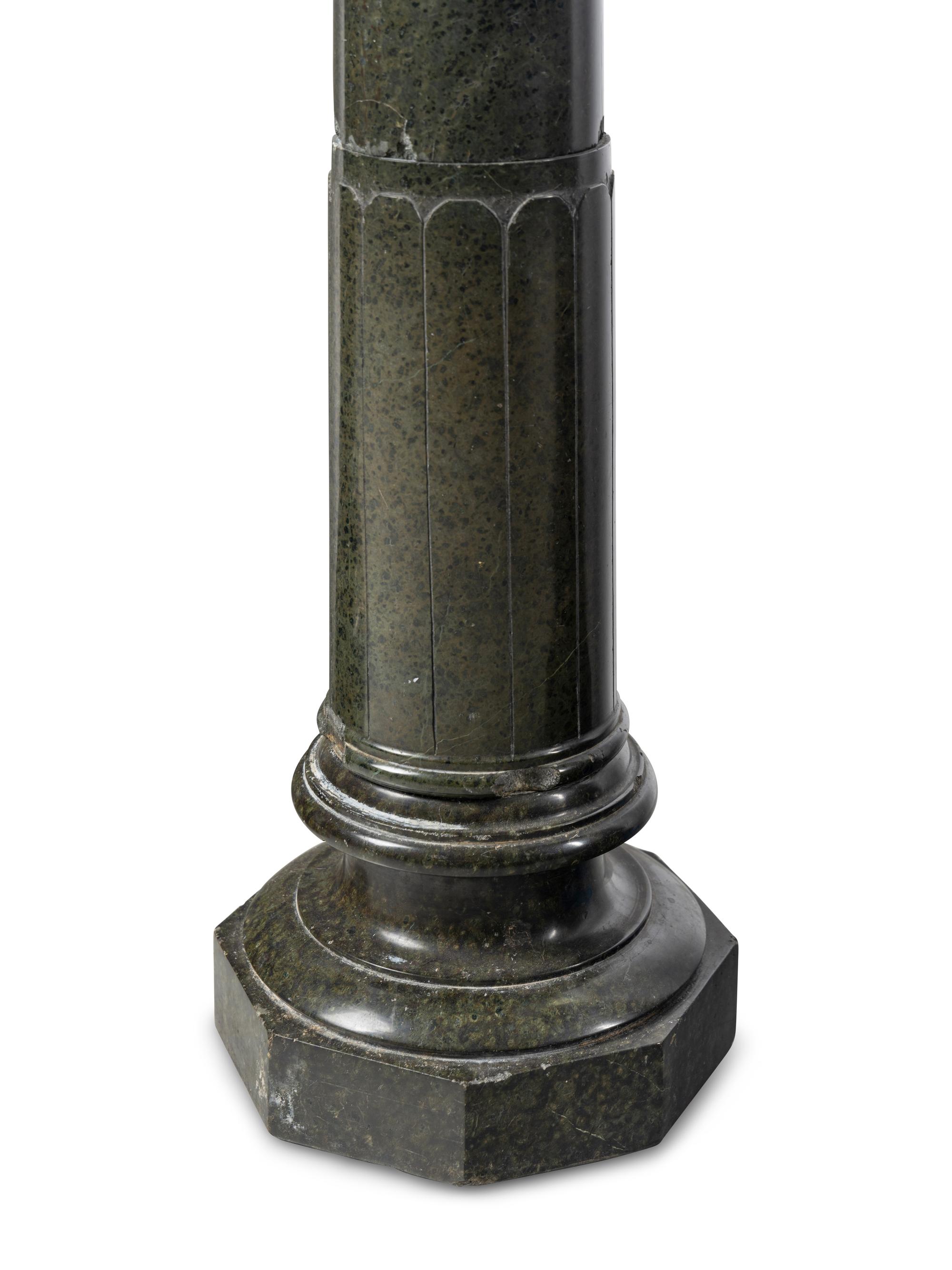 A Continental Marble Pedestal