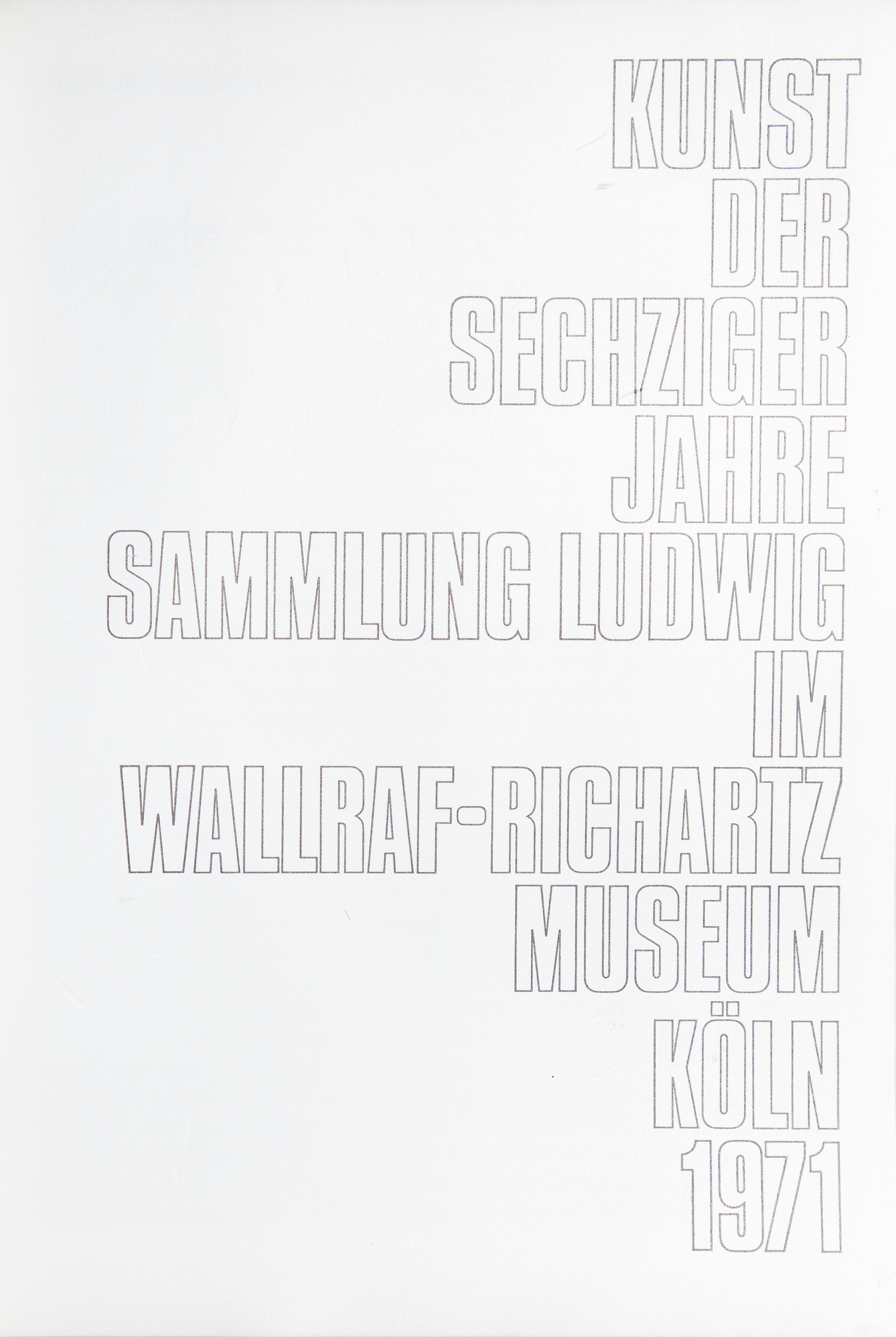 [Art] Kunst der sechziger Jahre/Art of the Sixties