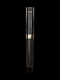 Conway Stewart: Churchill-Ebonite and Gilt Trim Limited Edition Ballpoint Pen