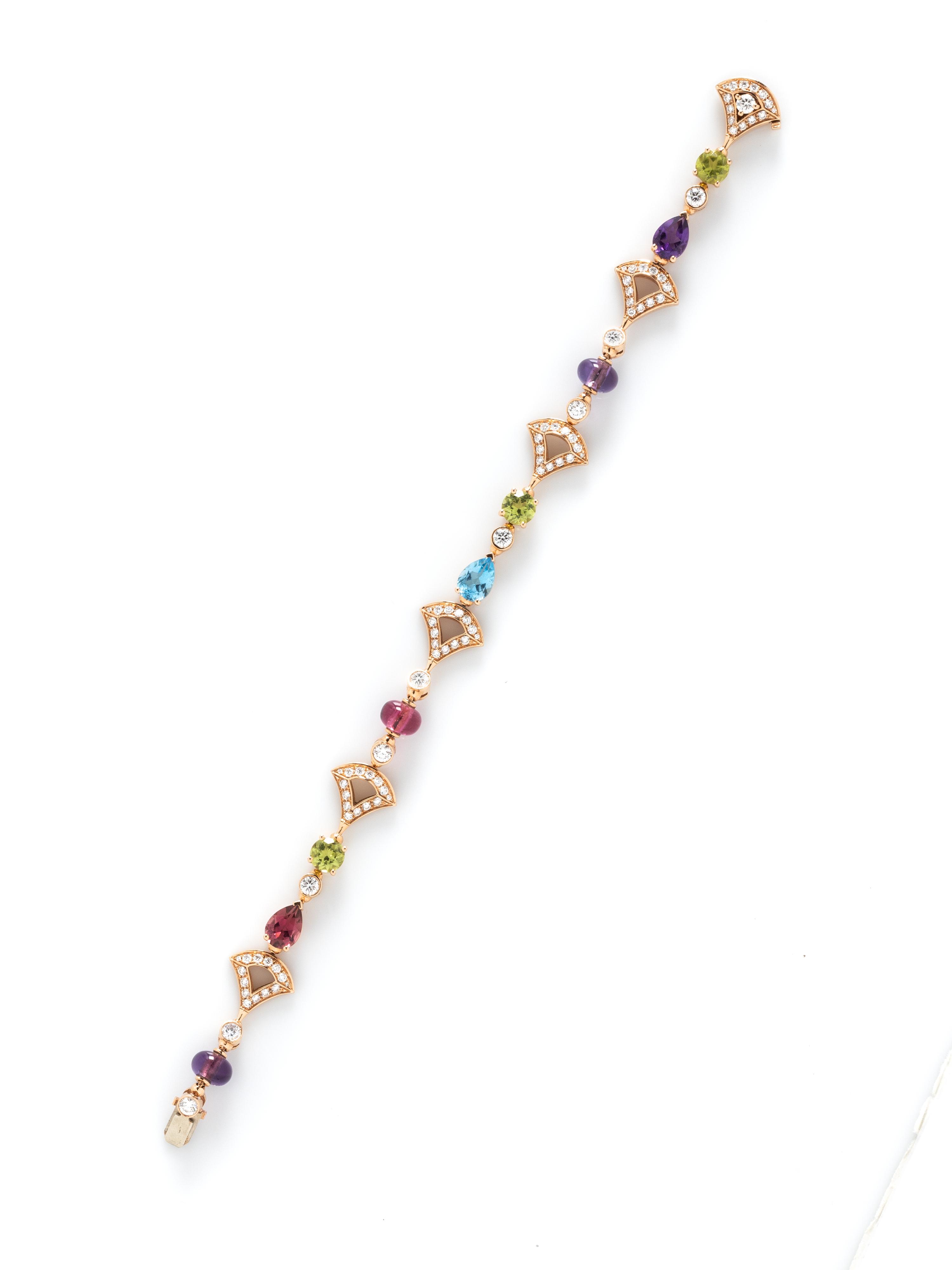 BULGARI, MULTIGEM AND DIAMOND 'DIVAS' DREAM' BRACELET