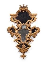 An Italian Giltwood Mirror