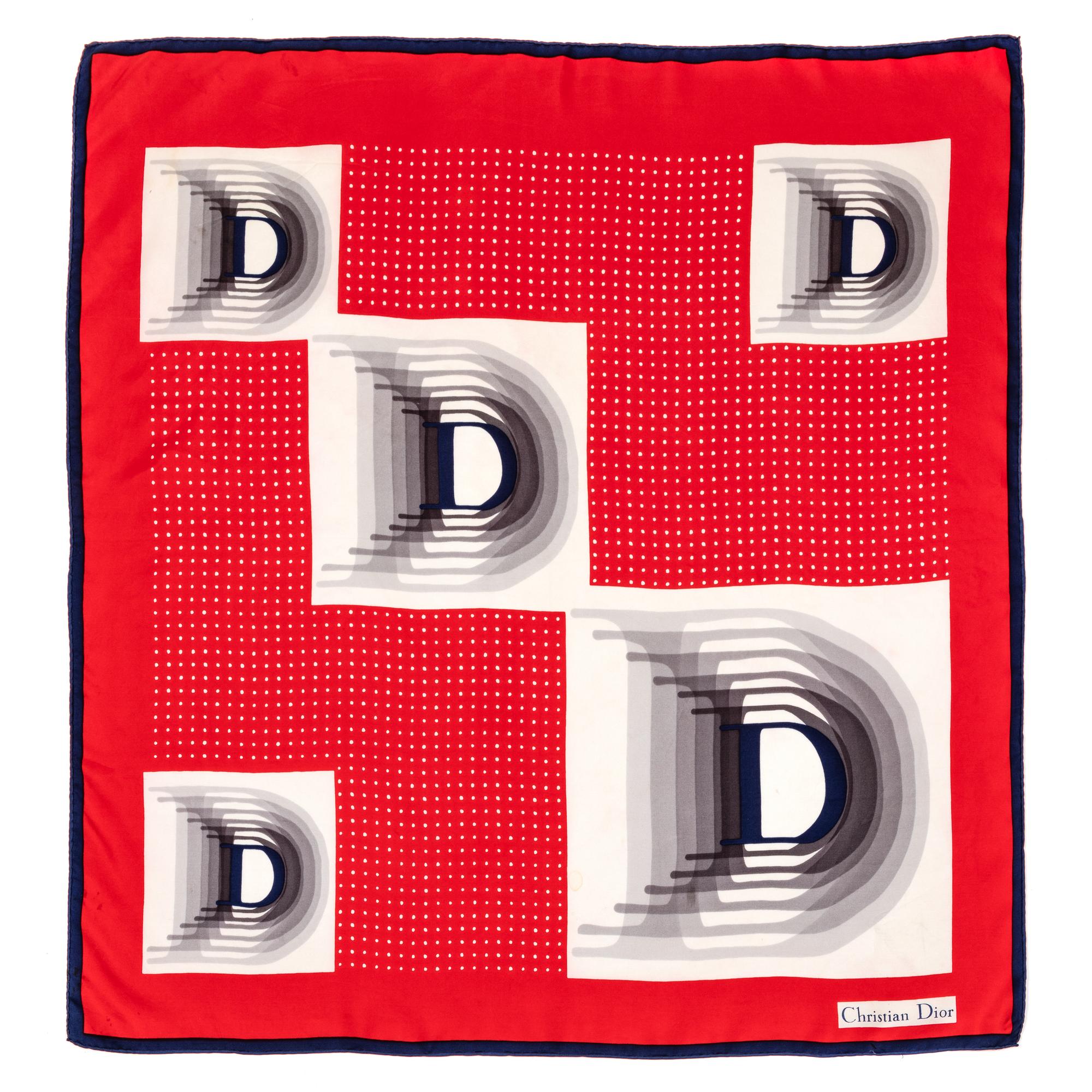 Christian Dior Scarf, 1970-80s