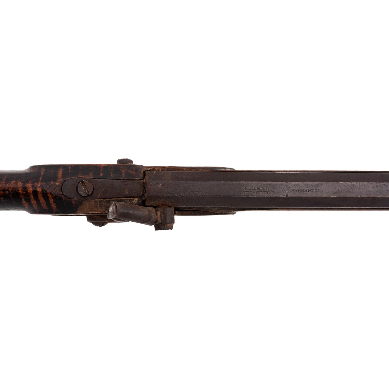 Half Stock Percussion Rifle by Henry Leman