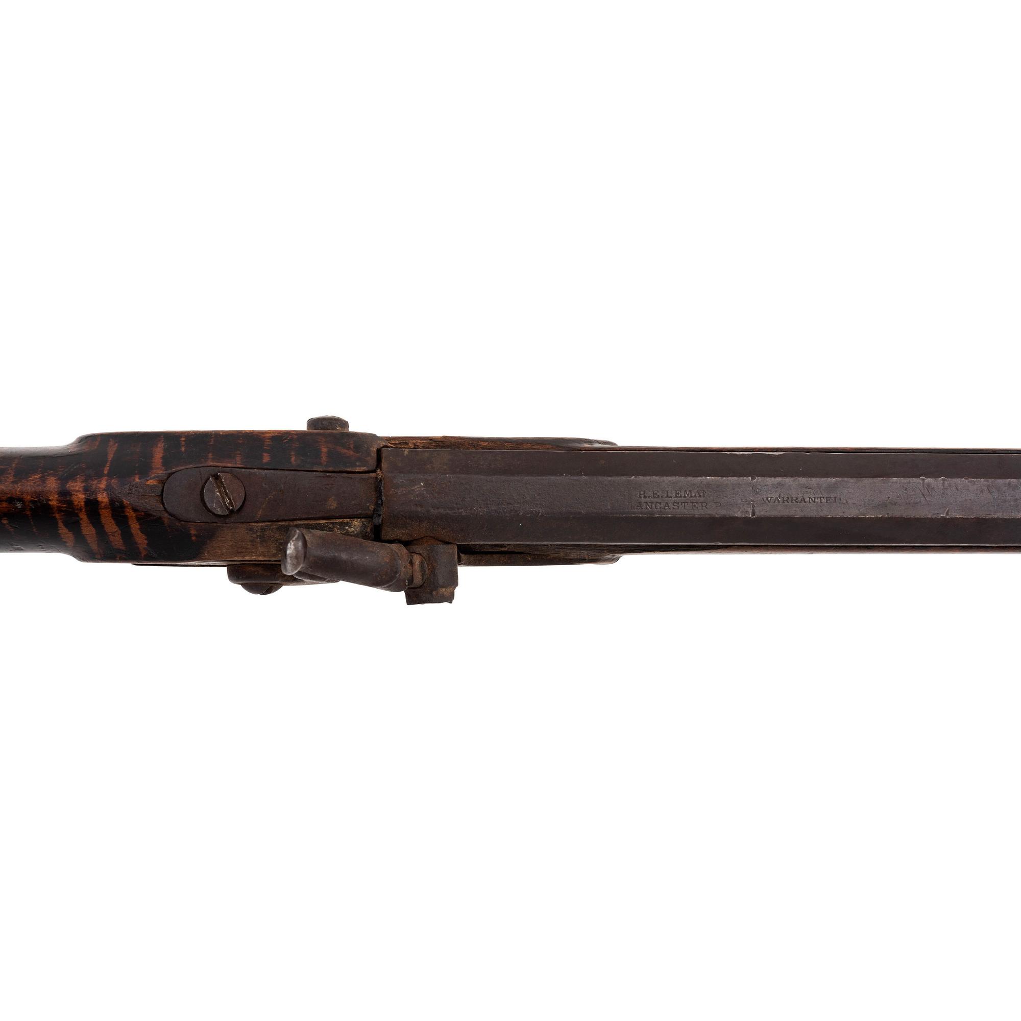Half Stock Percussion Rifle by Henry Leman