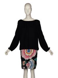 Bob Mackie Dress with Beaded Floral Detail