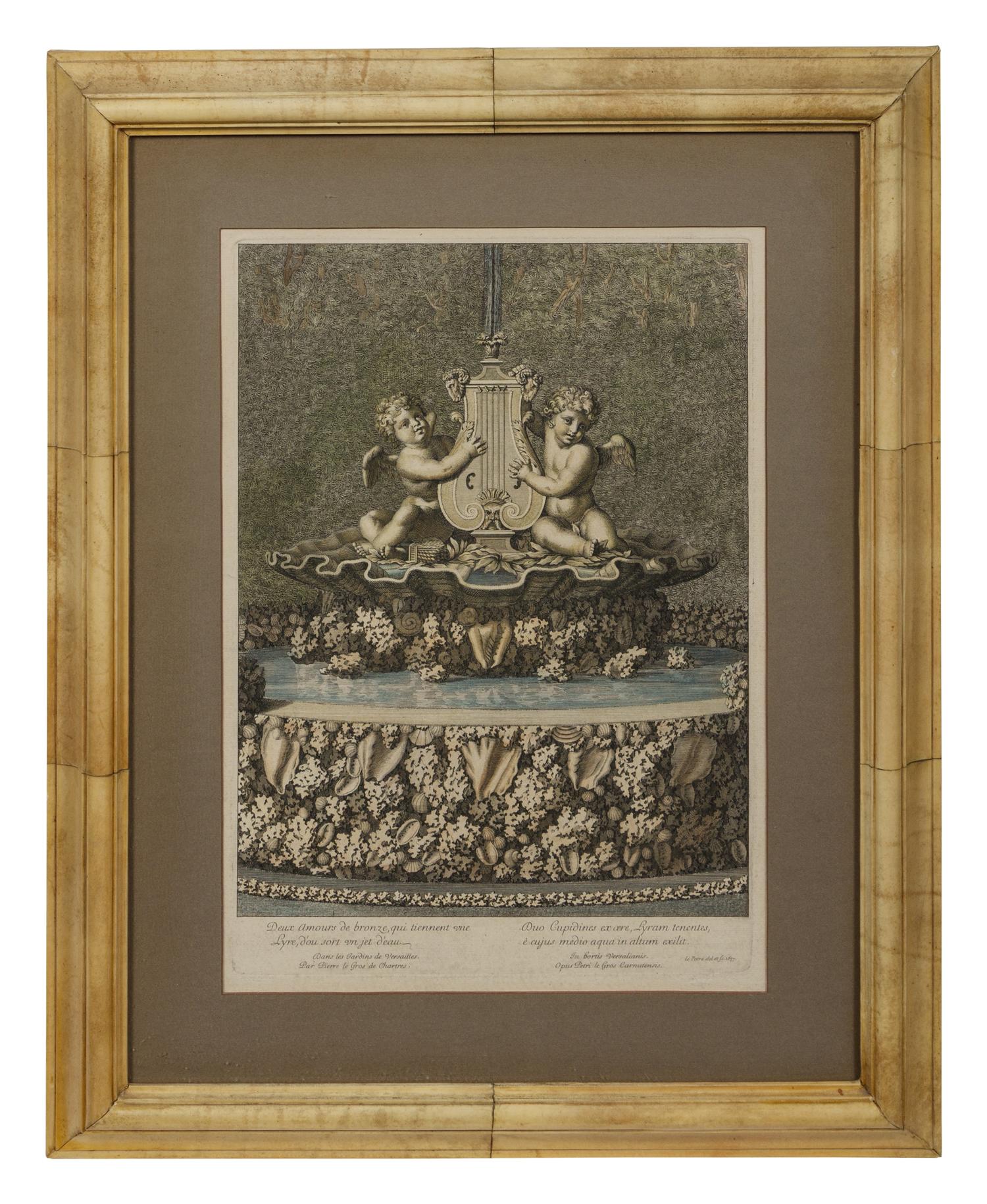 A Group of Handcolored Engravings