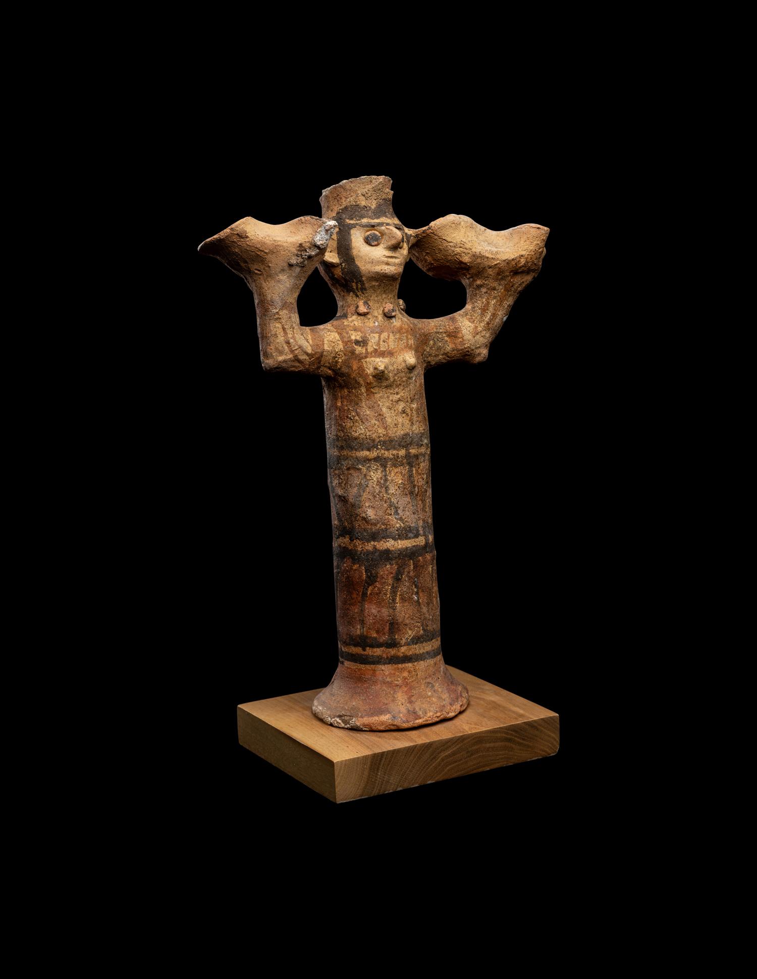 A Canaanite Pottery Figure