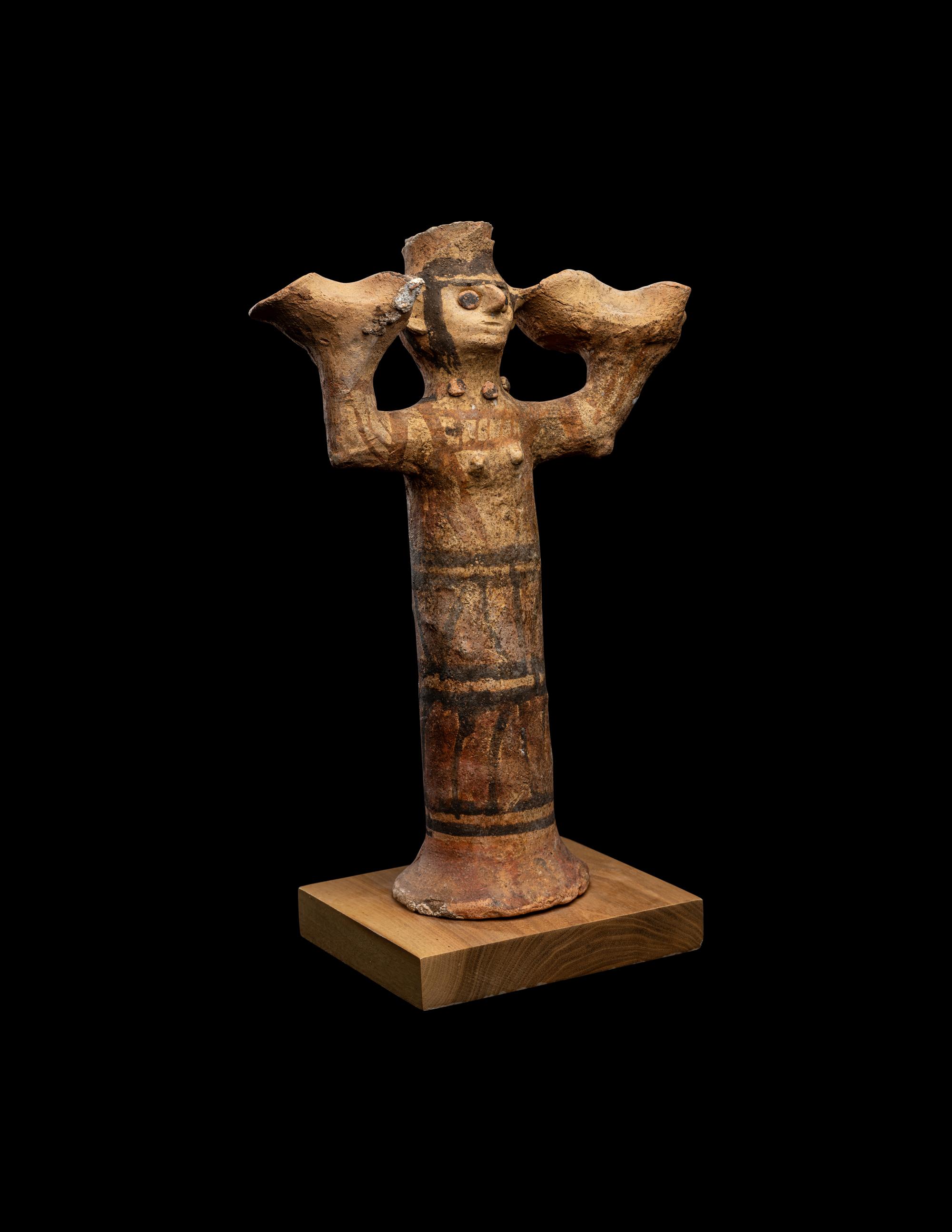 A Canaanite Pottery Figure