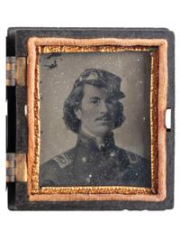 [CIVIL WAR]. A group of 3 items involving Colonel Elmer Ellsworth, highlighted by gem tintype.