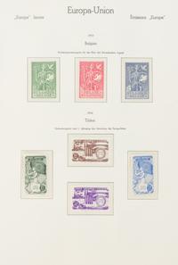 A Collection of European Union Issue Postage Stamps — LECHTTURM BRIEFMARKEN ALBUM-711949-1976