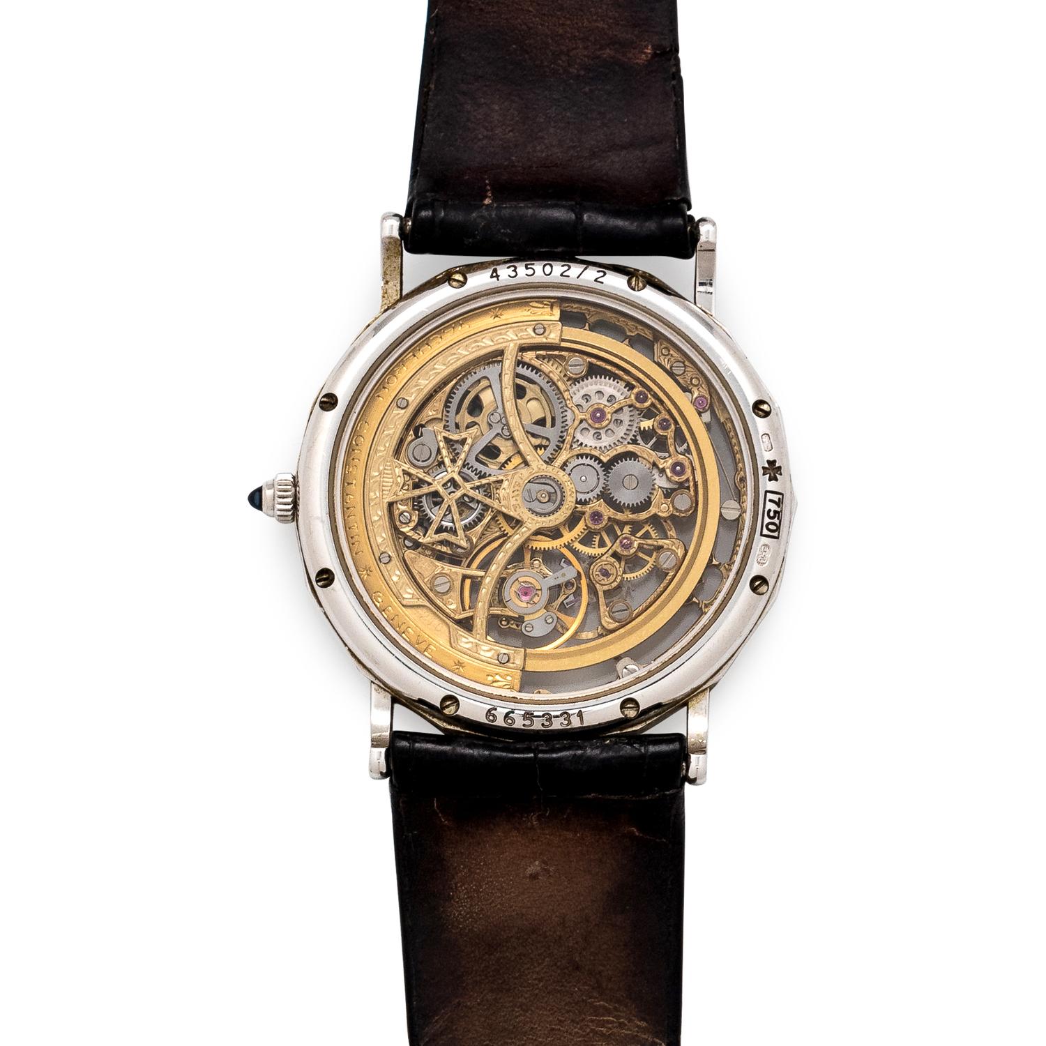 Vacheron Constantin, Gold and Diamond Ref. 43502/2 Skeleton Wristwatch