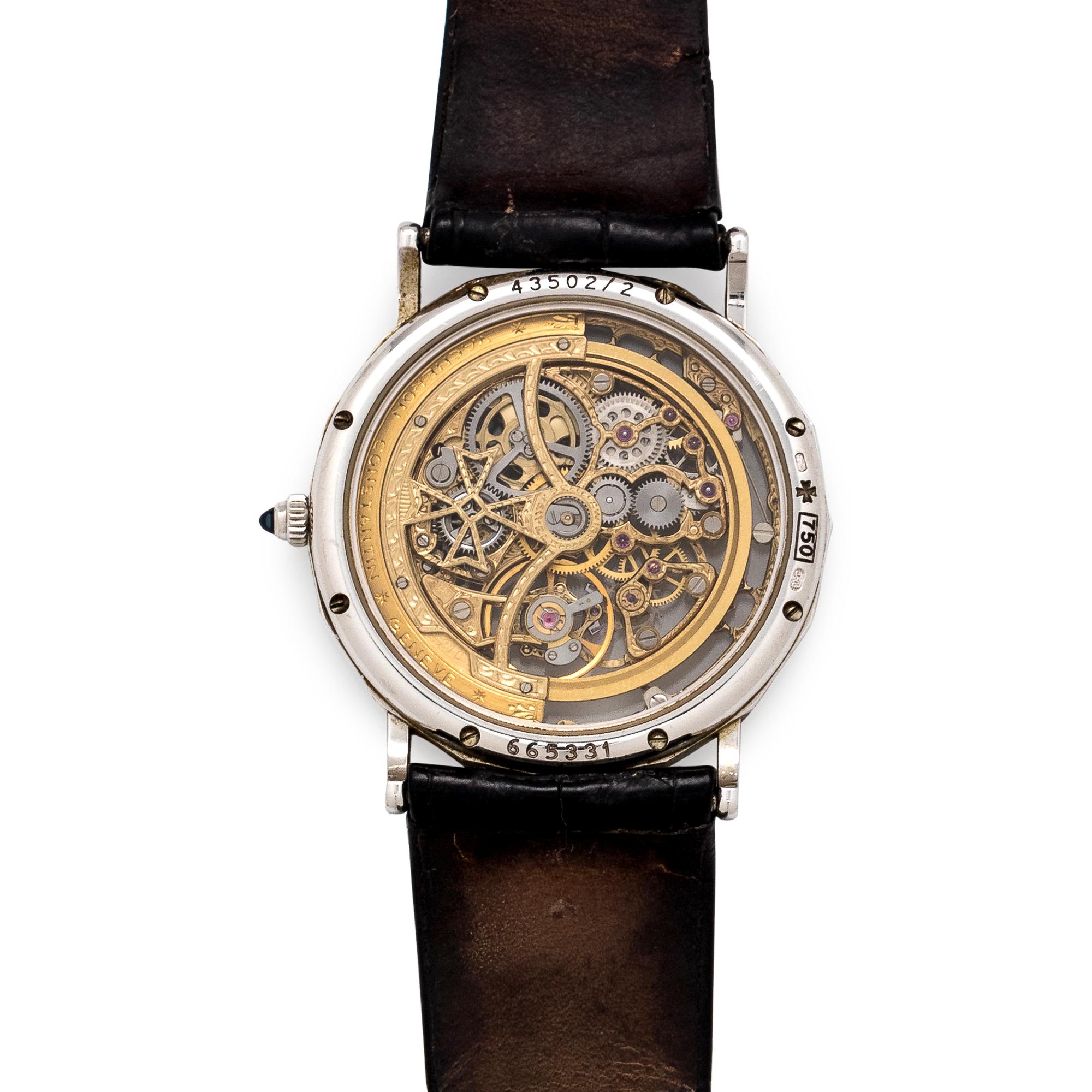 Vacheron Constantin, Gold and Diamond Ref. 43502/2 Skeleton Wristwatch