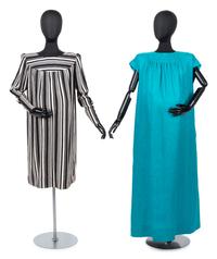 Two Givenchy Haute Couture Maternity Dresses, c.1984