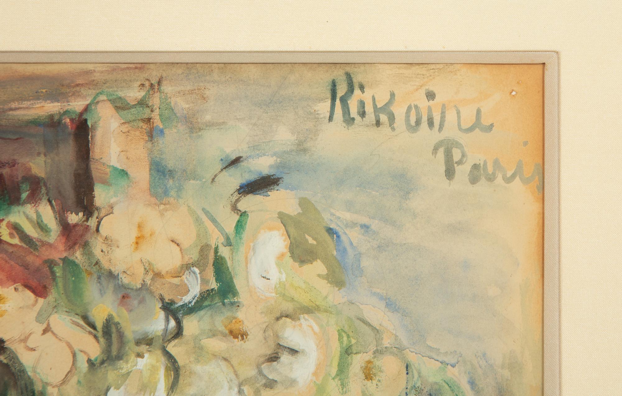 Vases aux fleurs (a pair)