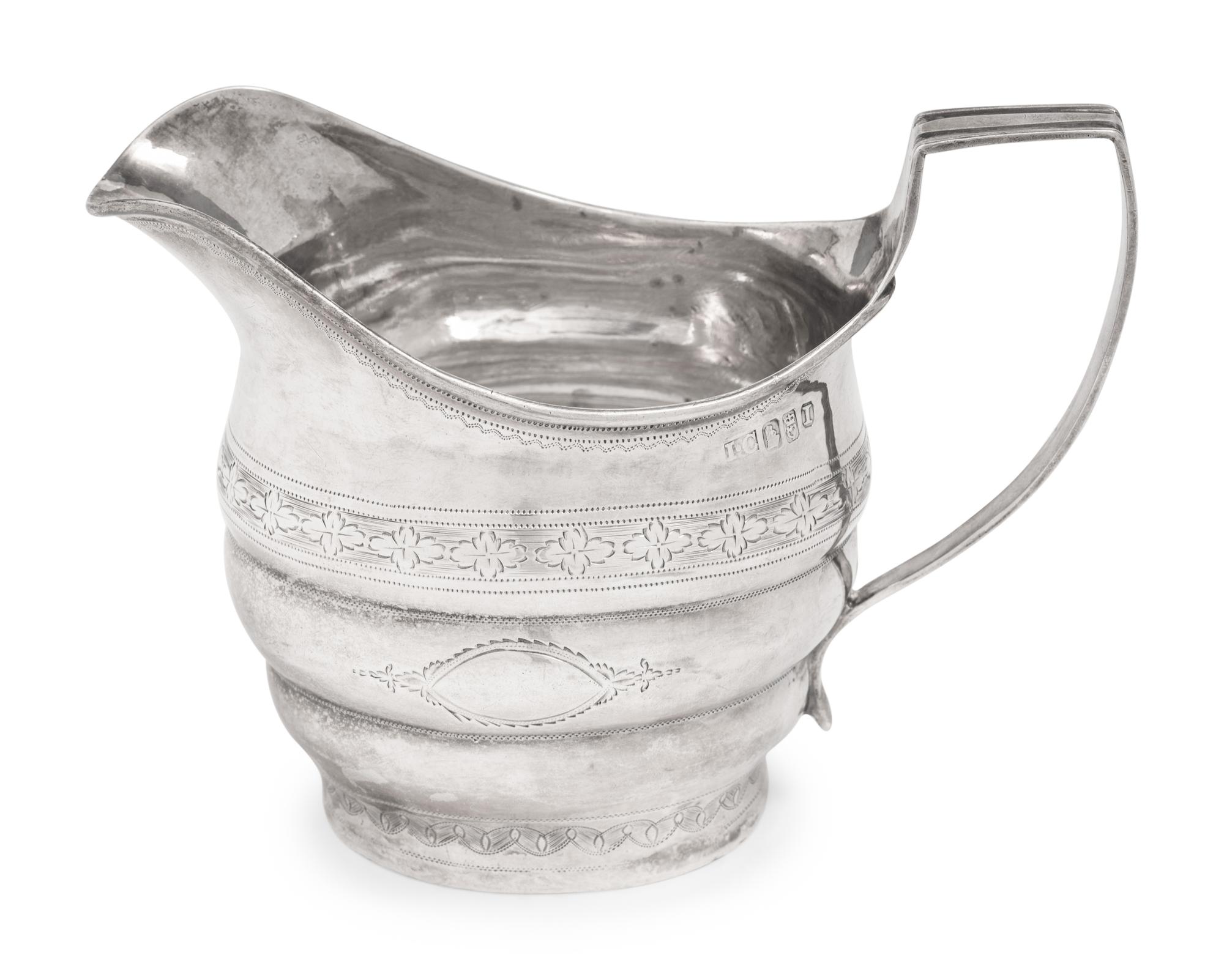 An Irish George III Silver Creamer