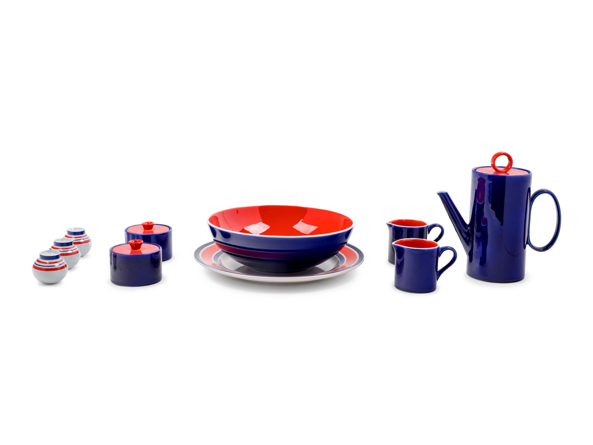 A Collection of Mancioli Ceramic Tableware