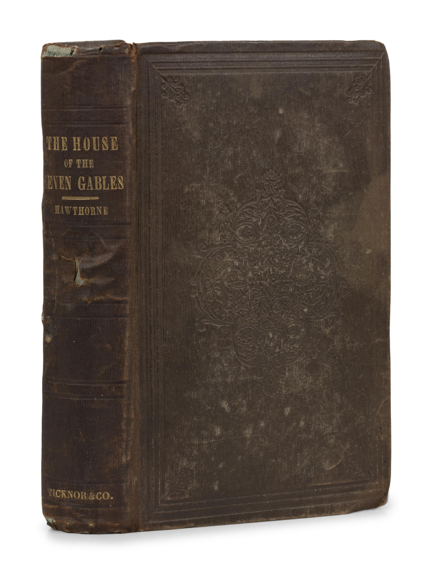 HAWTHORNE, Nathaniel (1804-1864). The House of the Seven Gables . Boston: Ticknor, Reed and Fields, 1851.