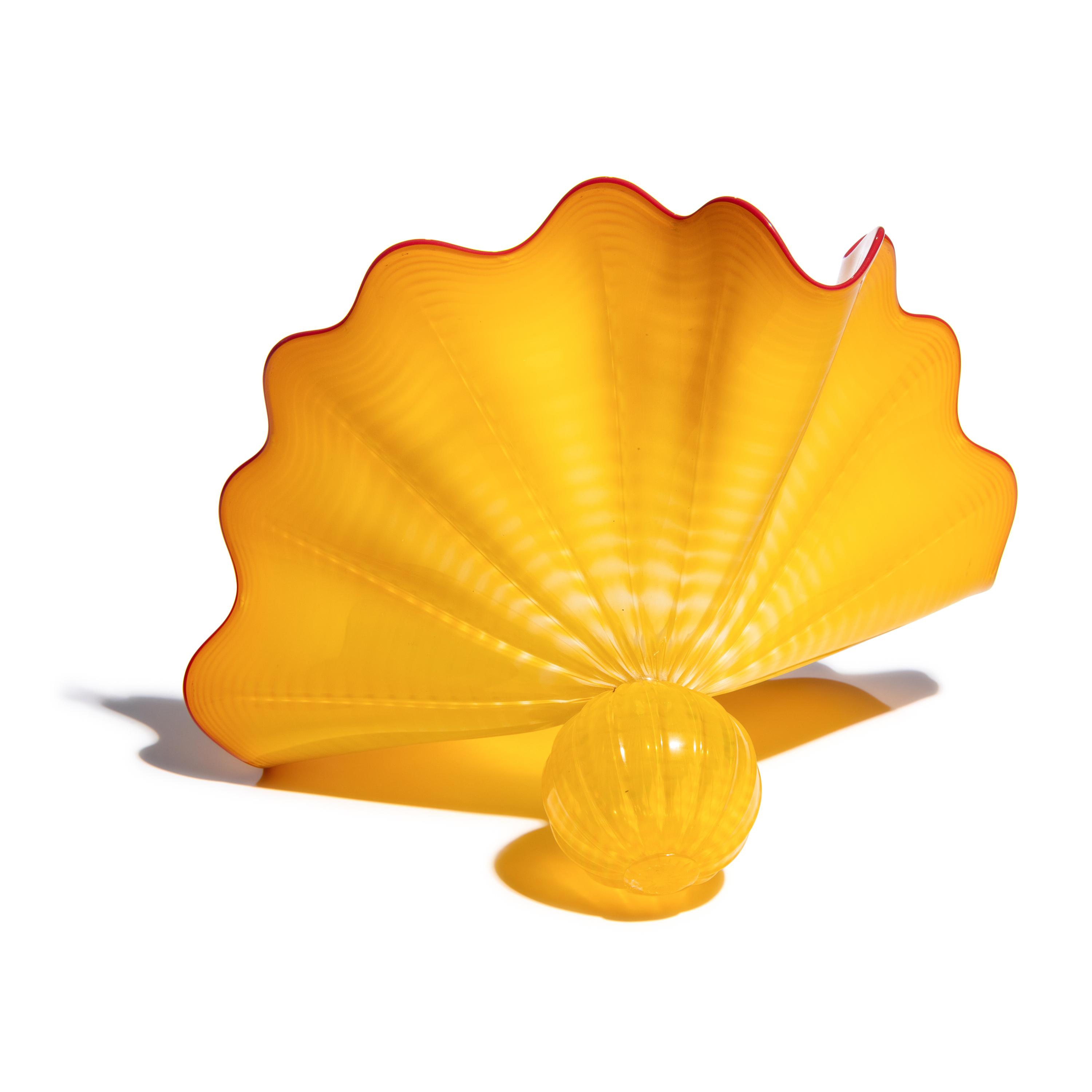 Dale Chihuly (American, b. 1941) — Yellow Persian, 1996