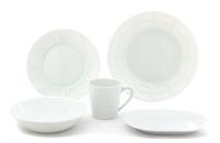 A Partial Set of Bernardaud Limoges Porcelain Diameter of dinner plate 10 1/4 inches. — 20TH CENTURY