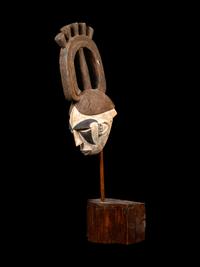 An Igbo Mask with White Pigment
