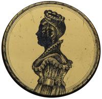 Six Verre Eglomise Silhouettes of Ladies