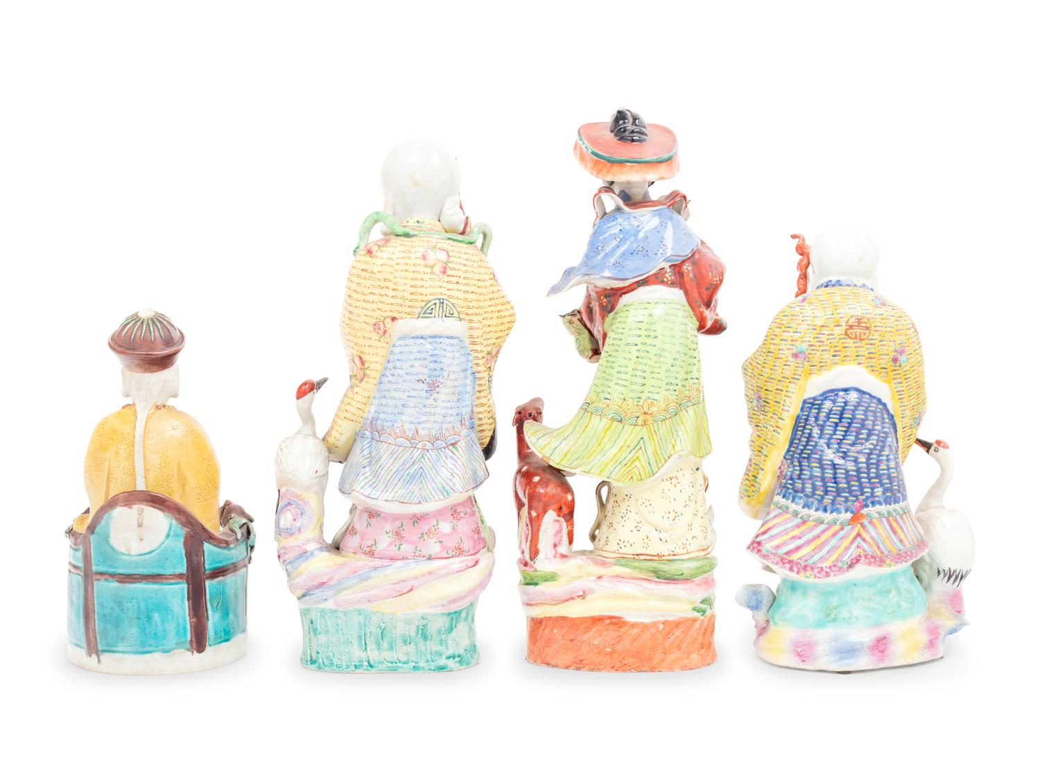 Four Chinese Porcelain Figures