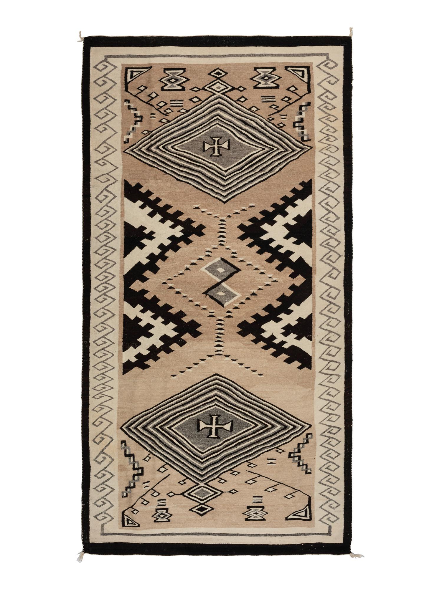 Navajo Crystal Pattern Weaving / Rug