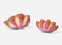 Dale Chihuly, Royal Raspberry Seaform Pair, Portland Press Edition