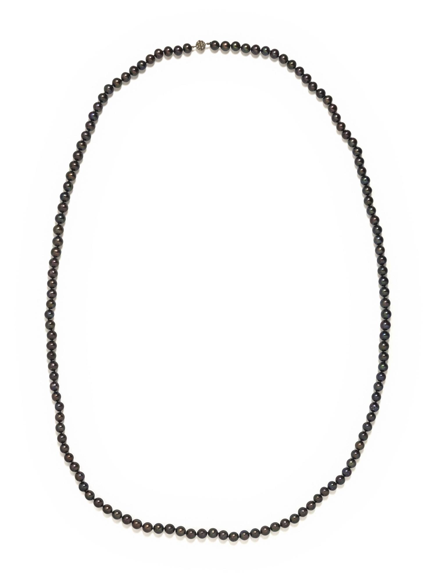 CULTURED BROWN PEARL NECKLACE