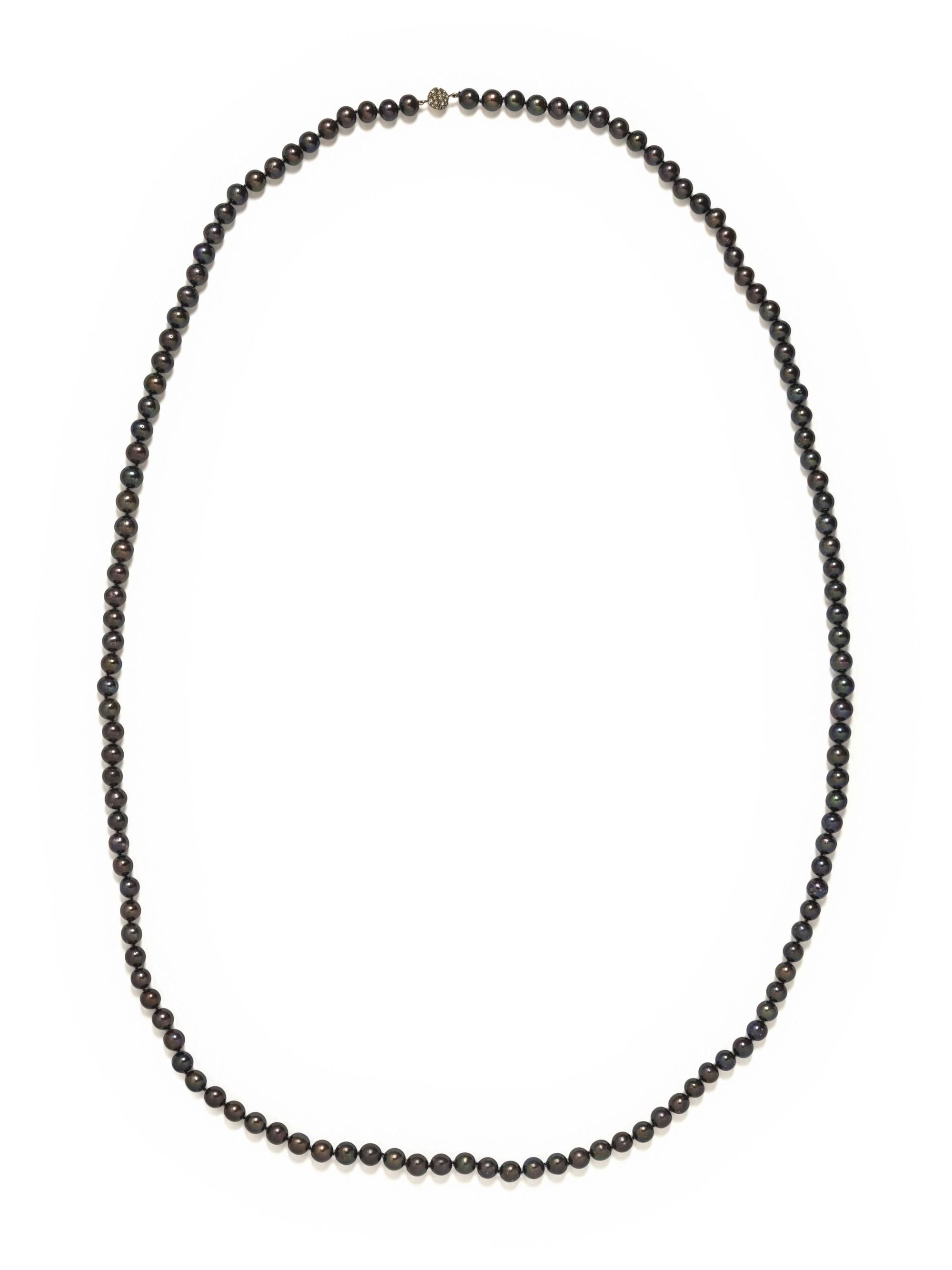 CULTURED BROWN PEARL NECKLACE