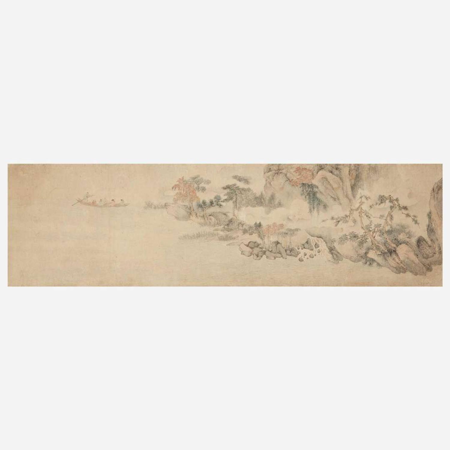 Chinese School 山水画一幅 19th century or earlier ????????