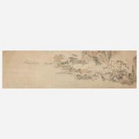 Chinese School 山水画一幅 19th century or earlier ????????